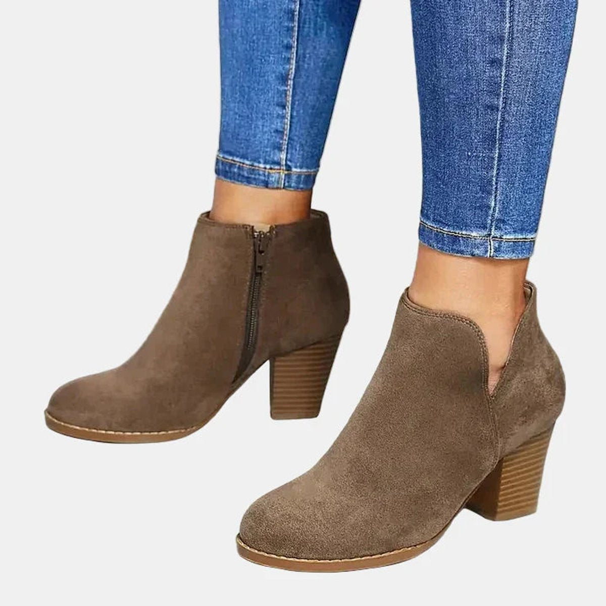 Stiefel mit Blockabsatz