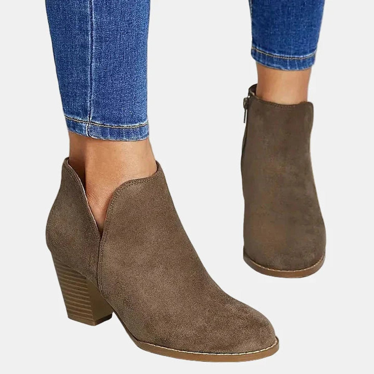 Stiefel mit Blockabsatz