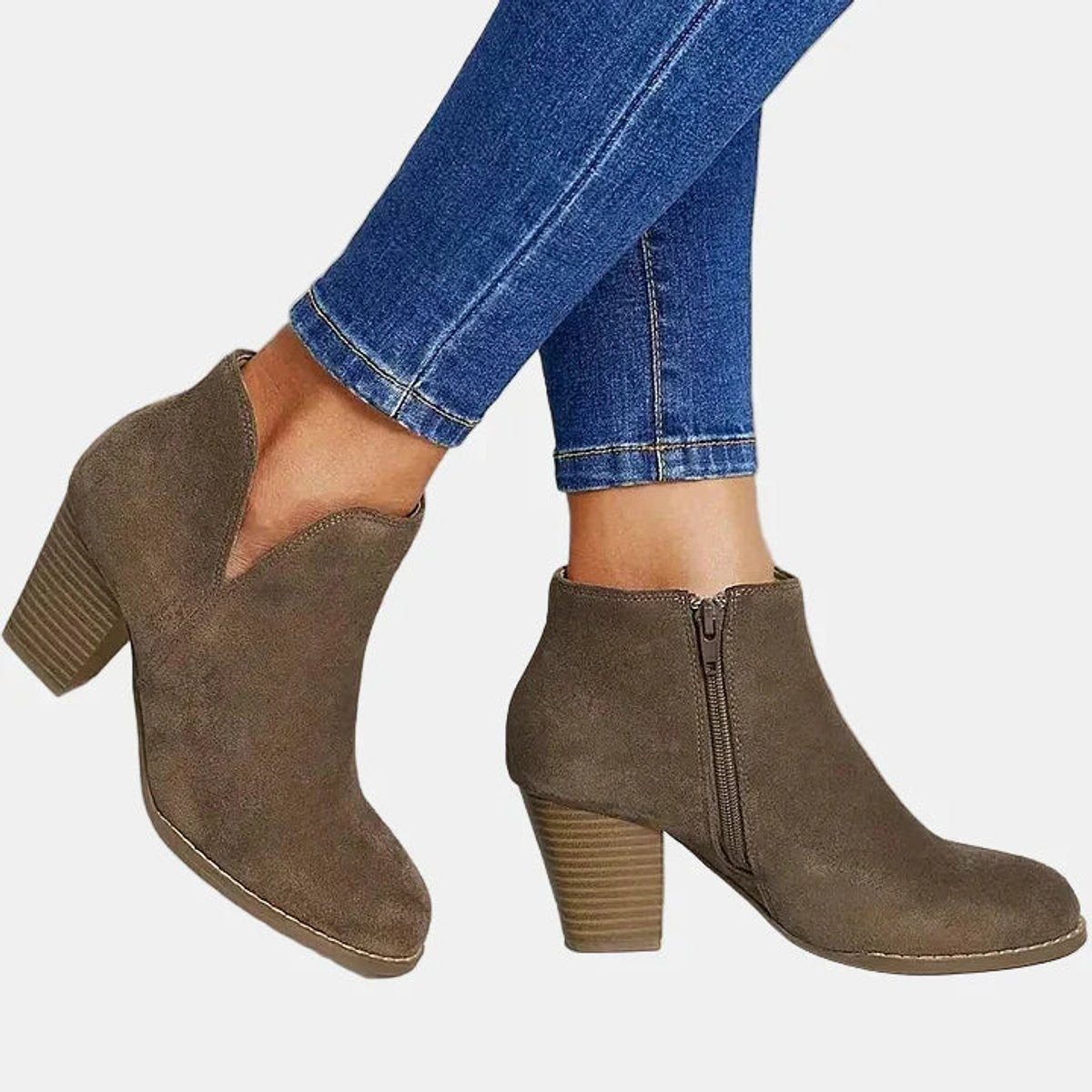 Stiefel mit Blockabsatz