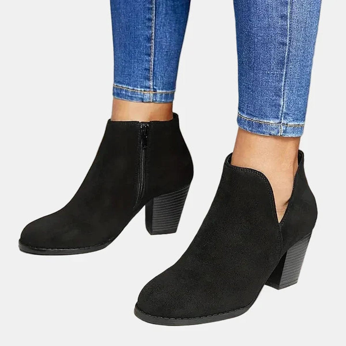 Stiefel mit Blockabsatz